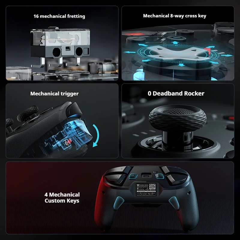 Новый бестселлер Bigbigwon Mojiang Xunlong C2pro полностью механический игровой контроллер
