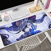 genshin impact mona animation desktop desk mat kawaii gaming accessories students writing pad writing desk mats