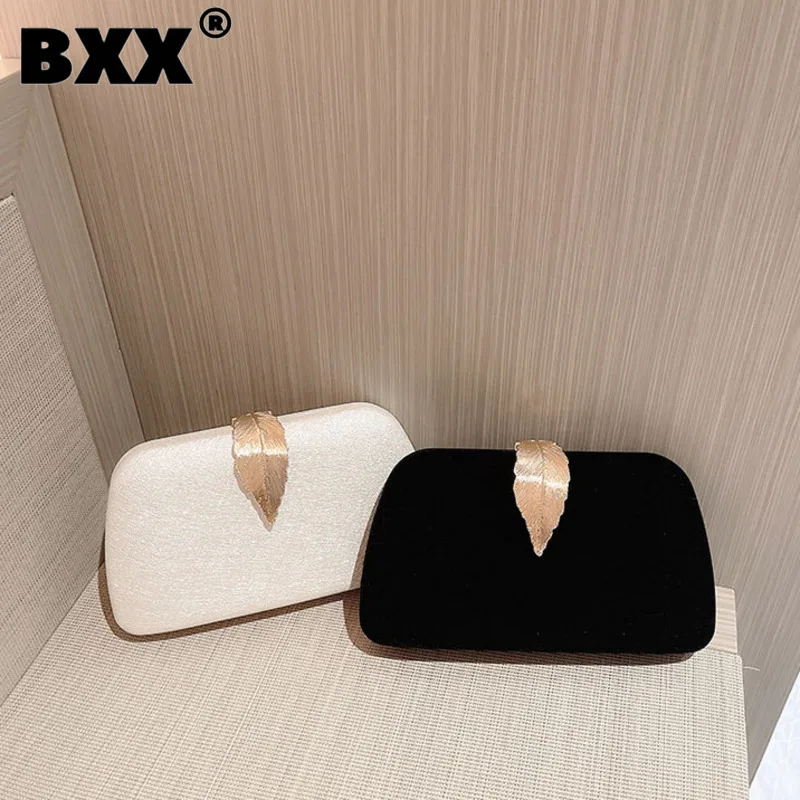 

[BXX] Women's Beautiful Dinner Party Bag 2023 New Niche Fashion Design Trend Super Cool Versatile White Small Square Bags 8CY487