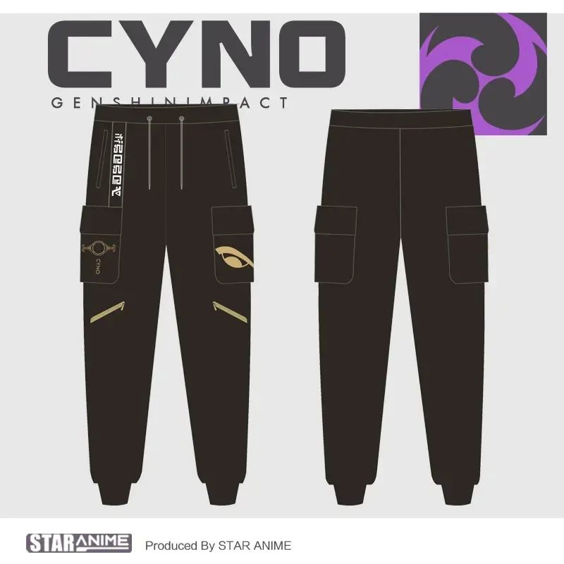 Фото 2026 Аниме Genshin Impact CYNO Косплей: Крутая толстовка-куртка в стиле Харадзюку, повседневная, весенне-осенняя, унисекс, свободная куртка JH # 2 №5