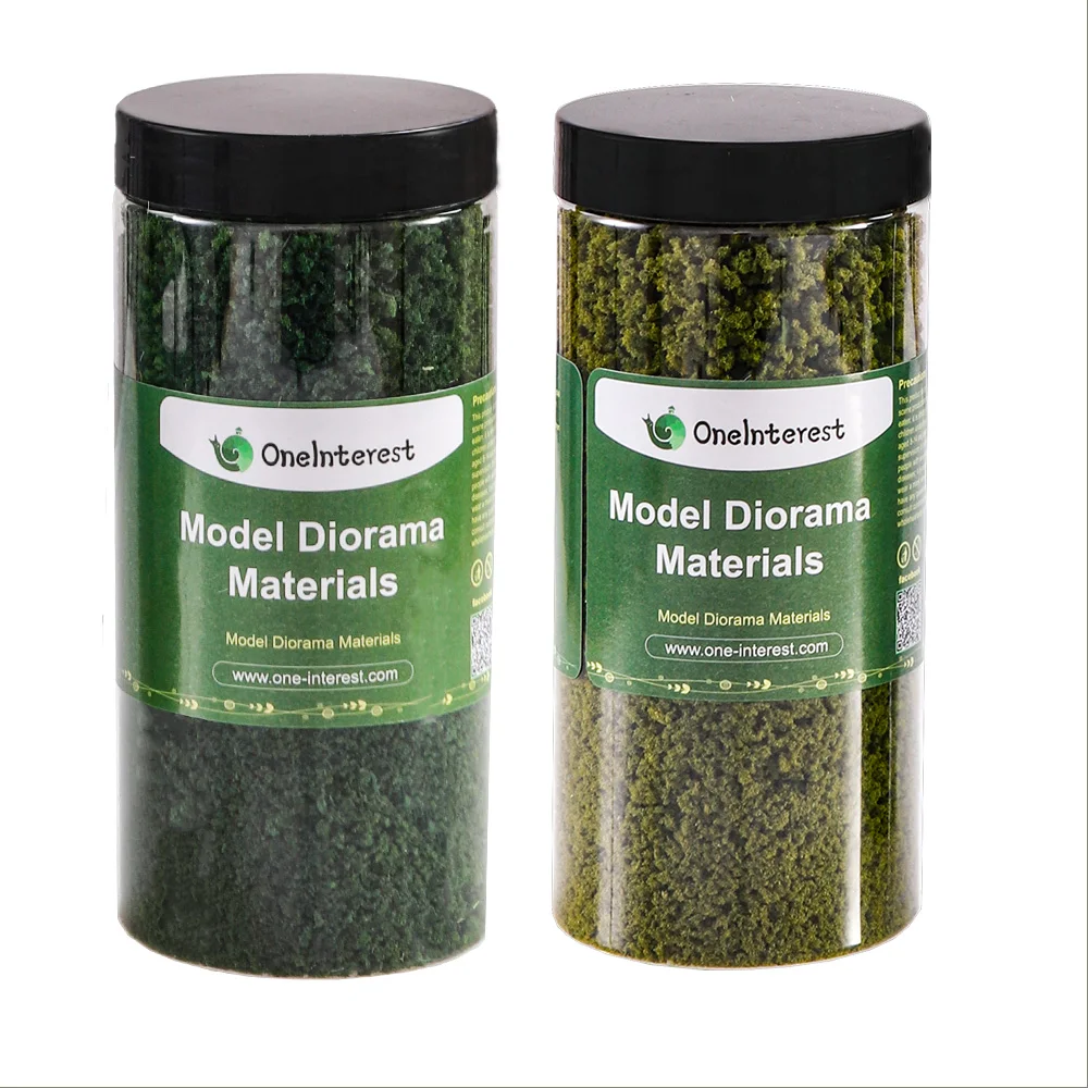 

Bottled Tree Powder 500ml Architectural Building Materials for Diorama Model Making Material Ground Sponge Materials 2Bottles