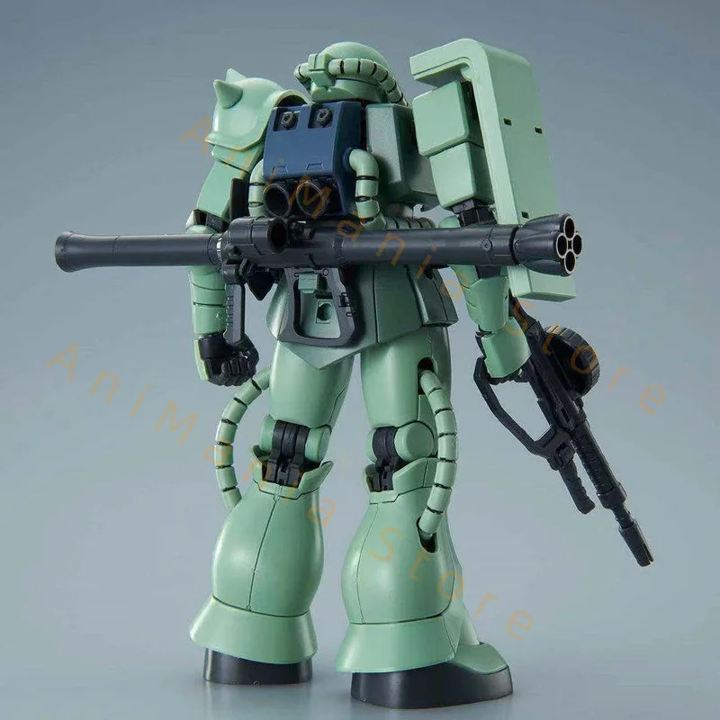 Bandai натуральная модель Gundam комплект аниме-фигурки HGUC 1/144 MS-06 Zaku II коллекция Gunpla