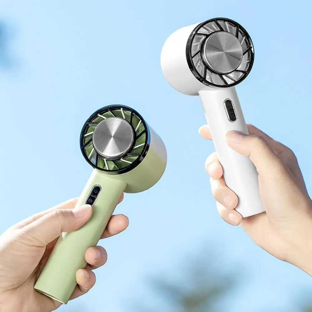 

Mini USB Fan Outdoor Portable Air Conditioner 2200mAh Battery Wireless Rechargeable Cold Compress Fan Handheld
