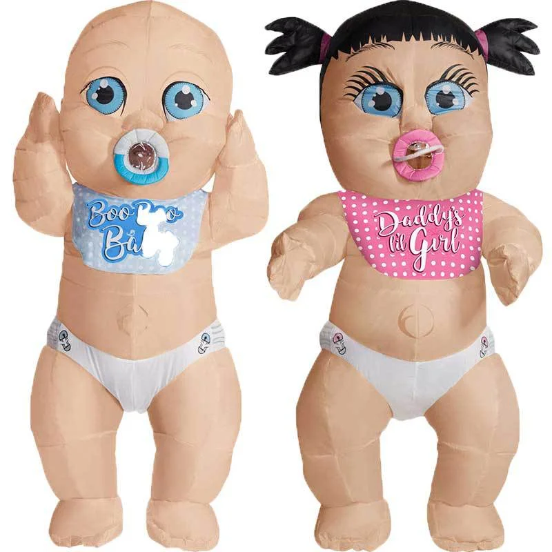 

Boys Girls Baby Inflatable Clothing Adult Cosplay Mascot Costume Opening Celebration Performance Inflated Garment