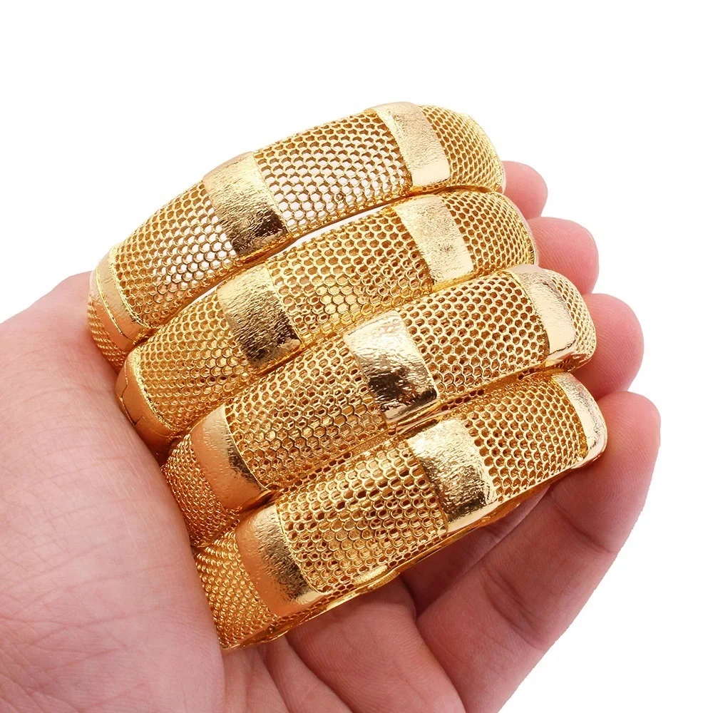 

New RoseL Arabia Bridal Saudi Arabia Bridal High Quality Luxury Jewelry 24K Gold Gold Bracelet