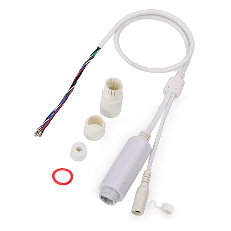 

POE Splitter Cable Waterproof POE Adapter Cable IEEE802.3Af 48V Isolated POE Cable FS5712DW