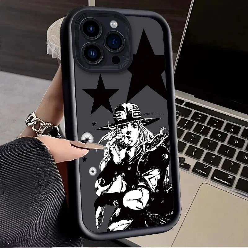Фото Яркий силиконовый чехол J-JoJo's Bizarre Adventure Vibrant Gyro Zeppeli для iPhone 17 Air 16 E 15 14 Plus 13 12 Mini 11 Pro Max №2