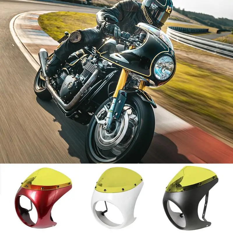 

New Motorcycle Windscreen Two Curve Design Windshield Covers Screen Lens For Bikes Easy To Install Windshield Wind Deflector