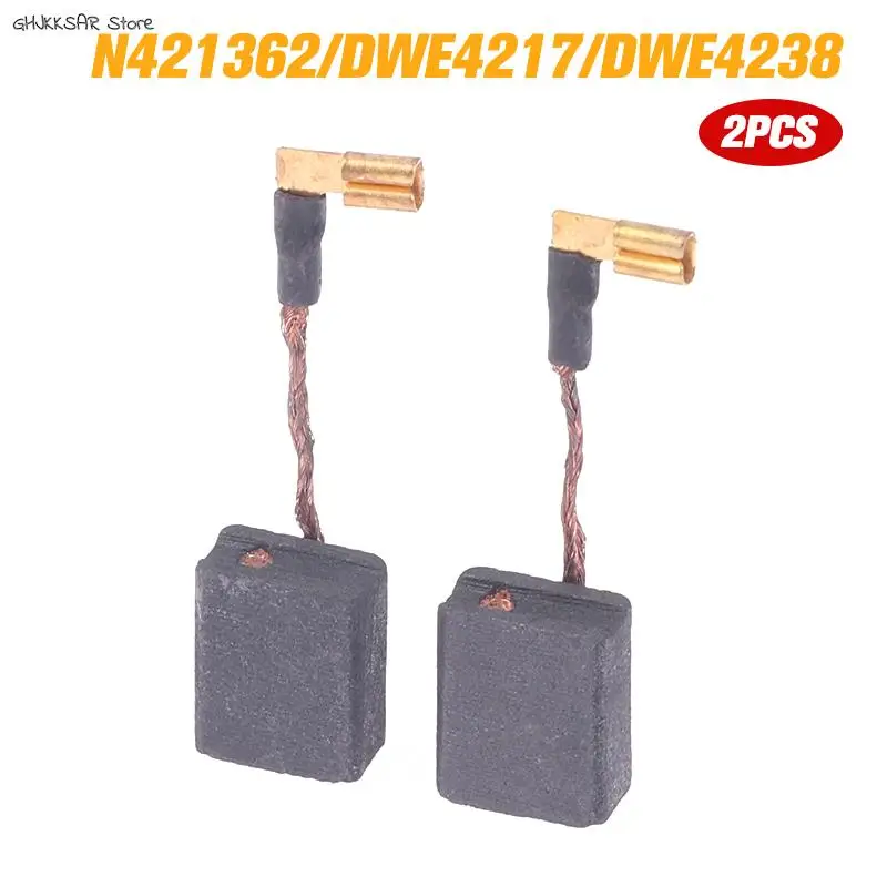

Угольные щетки для угловой шлифовальной машины DW N421362/DWE4217/DWE4238, электроинструмент, углеродная щетка, электрический молоток, угловая шлифовальная машина, 2 шт.