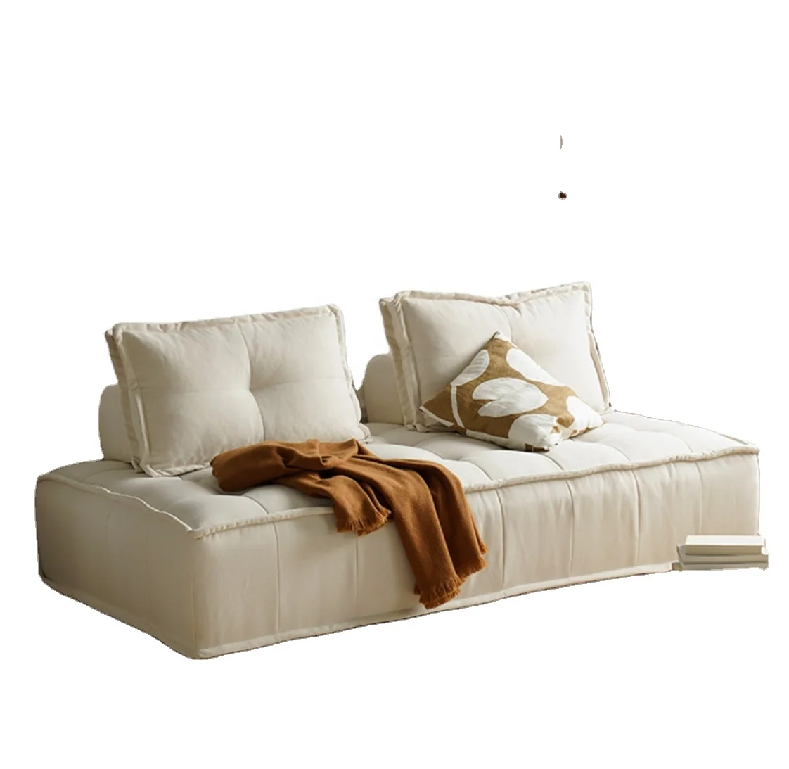 Комбинированный креативный диван для гостиной Новый скандинавский тканевый модуль Emont beancurd block sofa