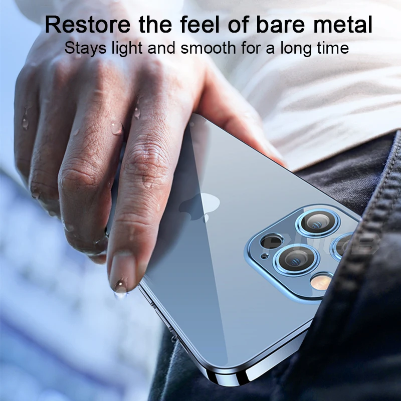 Luxury With Camera Lens Protector Transparent Plating Case For iPhone 14 Plus 13 12 11 Pro MAX Silicone Clear Shockproof Cover