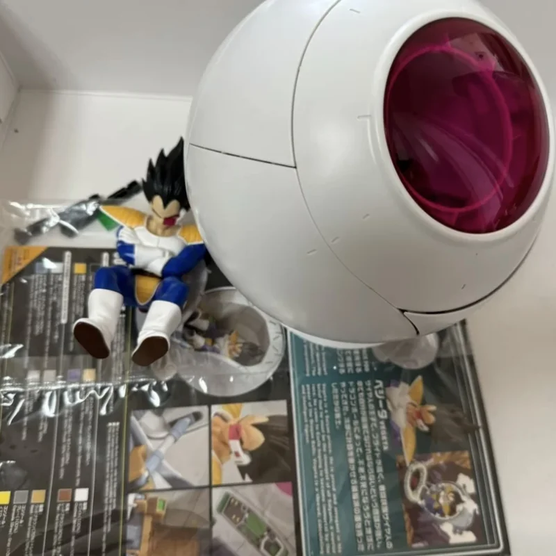 In Stock Original Bandai Model Figure-Bhr Dragon Ball Vegeta Space Capsule Spaceship Assembled Action Figure Collection Gift