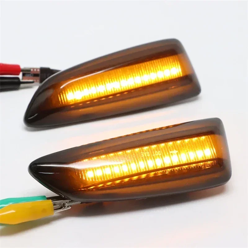 

2 шт., динамические Светодиодные поворотники, боковой маркер, лампа для Opel Astra J K Zafira C Insignia B Grandland X