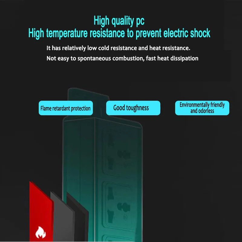 Удлинитель питания PDU 19 дюймов переключатель двойного разрыва 4/6 каналов