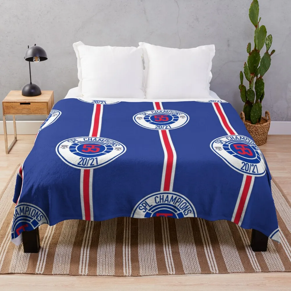 

Rangers fc campeões mock distintivo designthrow cobertor duplo