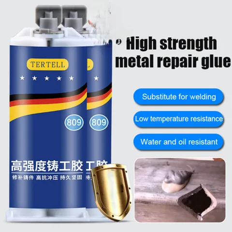 Высокопрочный клей для ремонта металла промышленного класса - изображение