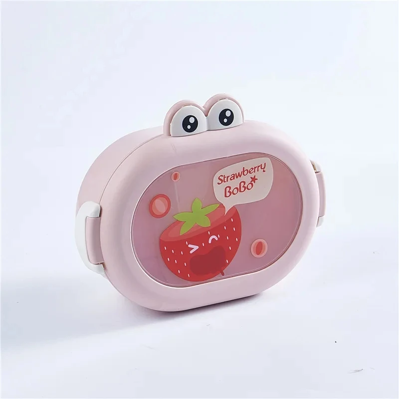 

Ланч-бокс Bento С Героями Мультфильмов Для Детей — Герметичный Контейнер С 3 Отделениями, Экологически Чистый Пластик