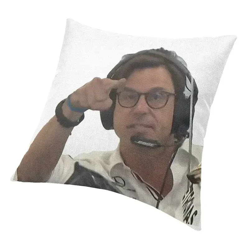 Наволочка для подушки Totos Racing Driver Wolff двухсторонняя наволочка с 3D рисунком дивана