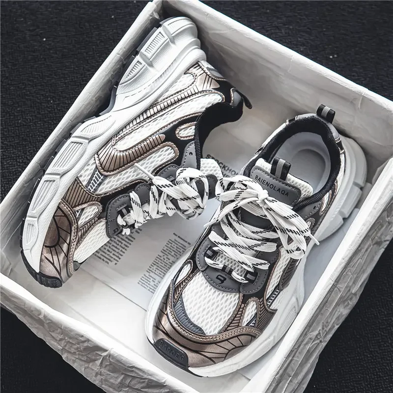 Кроссовки на толстой подошве для мужчин и женщин Повседневная модная спортивная