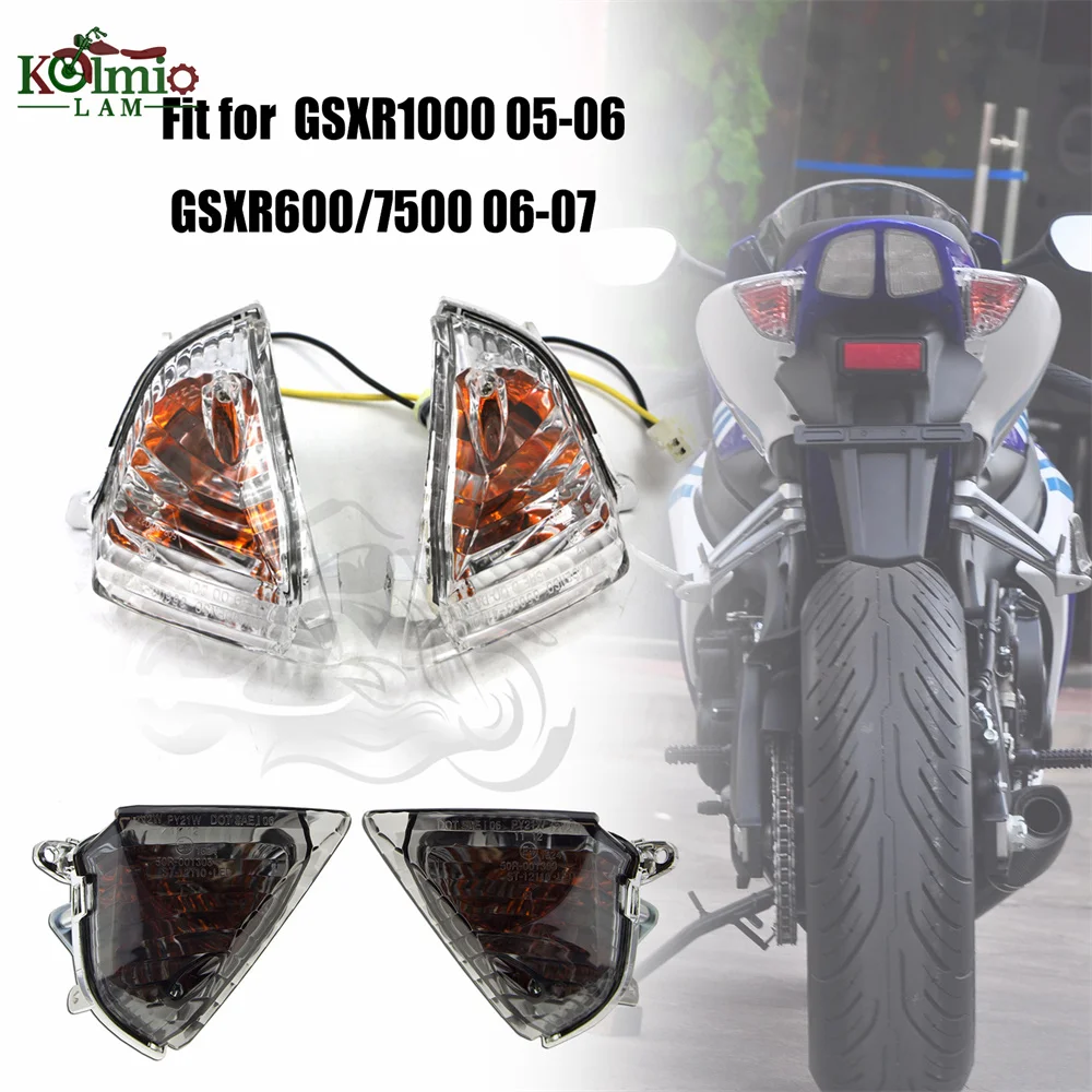 

Fit for SUZUKI 2006 - 2007 GSXR600 GSXR750 Motorcycle Rear Turn Signal Light Indicator Blinker Lamp GSXR1000 2005 K5 K6 K7