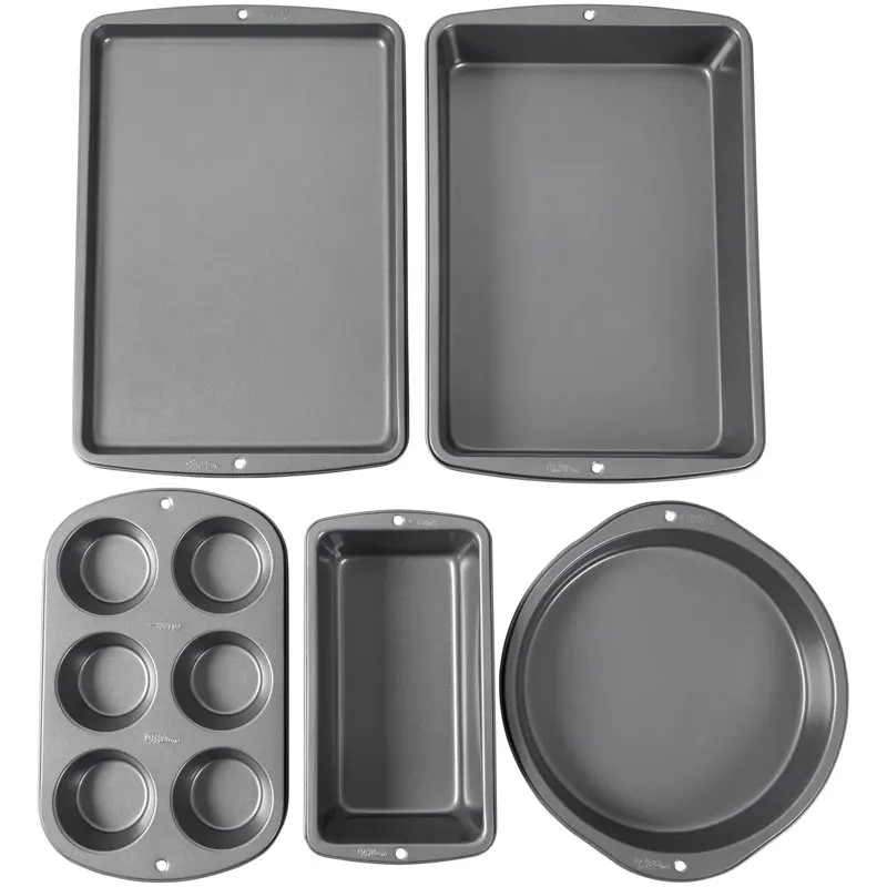 

Bake It Better Nesting Steel Non-Stick Bakeware Set, 5-Piece