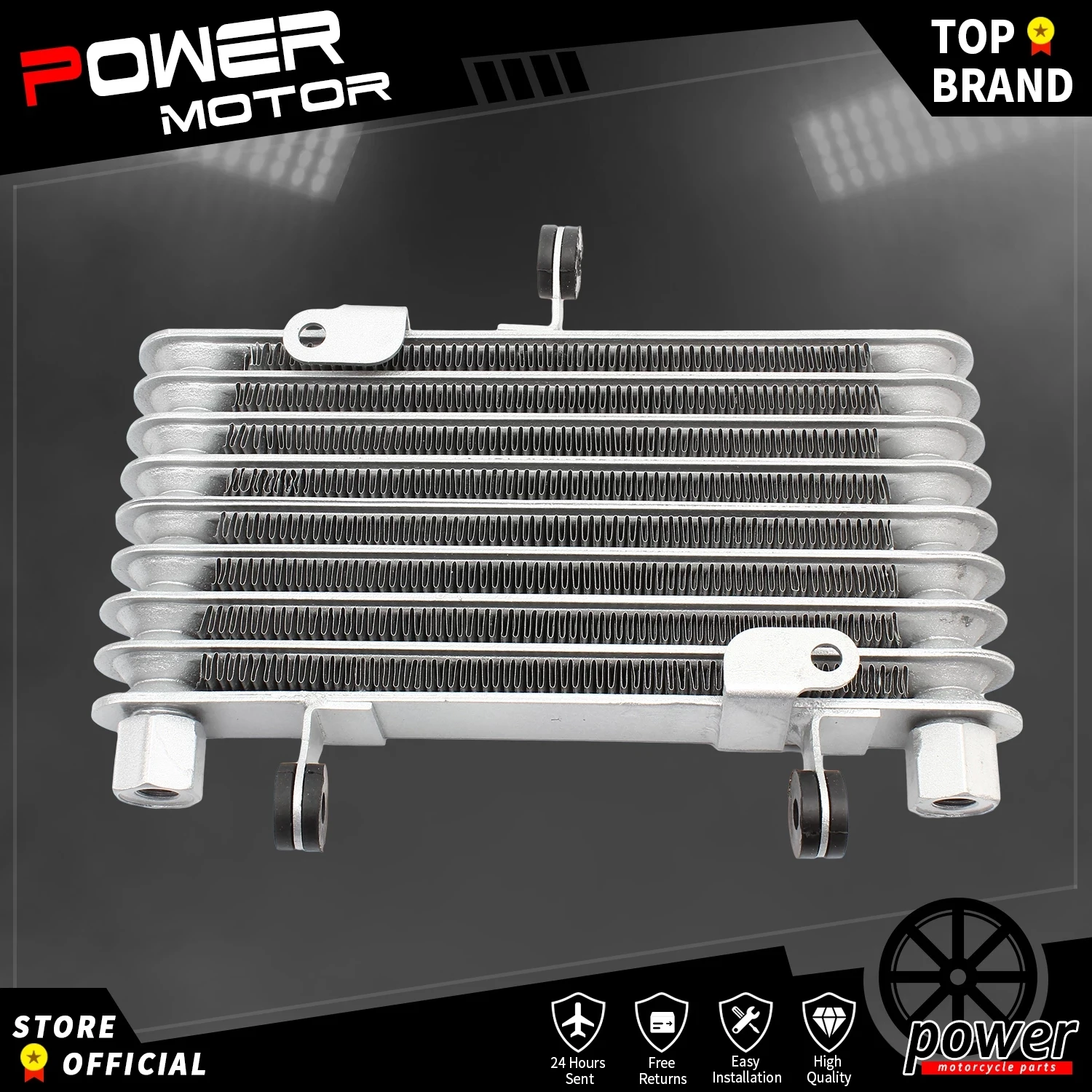 

Universal 8 Row Engine Oil Cooler Aluminum Cooling Radiator for 125CC-250CC Dirt Pit Monkey Bike DAX Pocket Bike ATV Quad