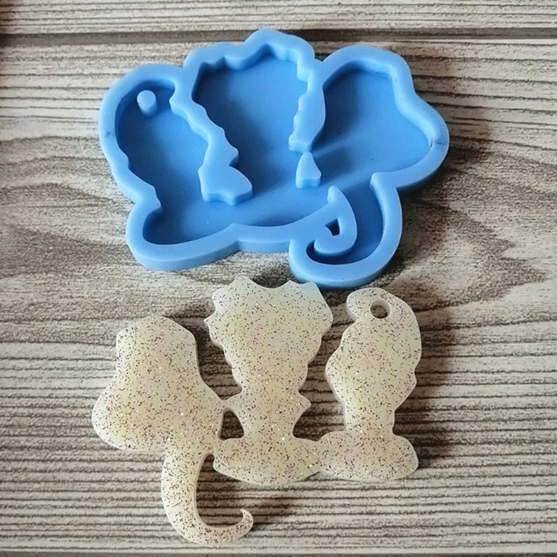 

DIY 3 Girls Shape Keychain Silicone Epoxy Mold DIY Ornaments Pendant Jewelry Crafting Mould for Valentine Love Gift
