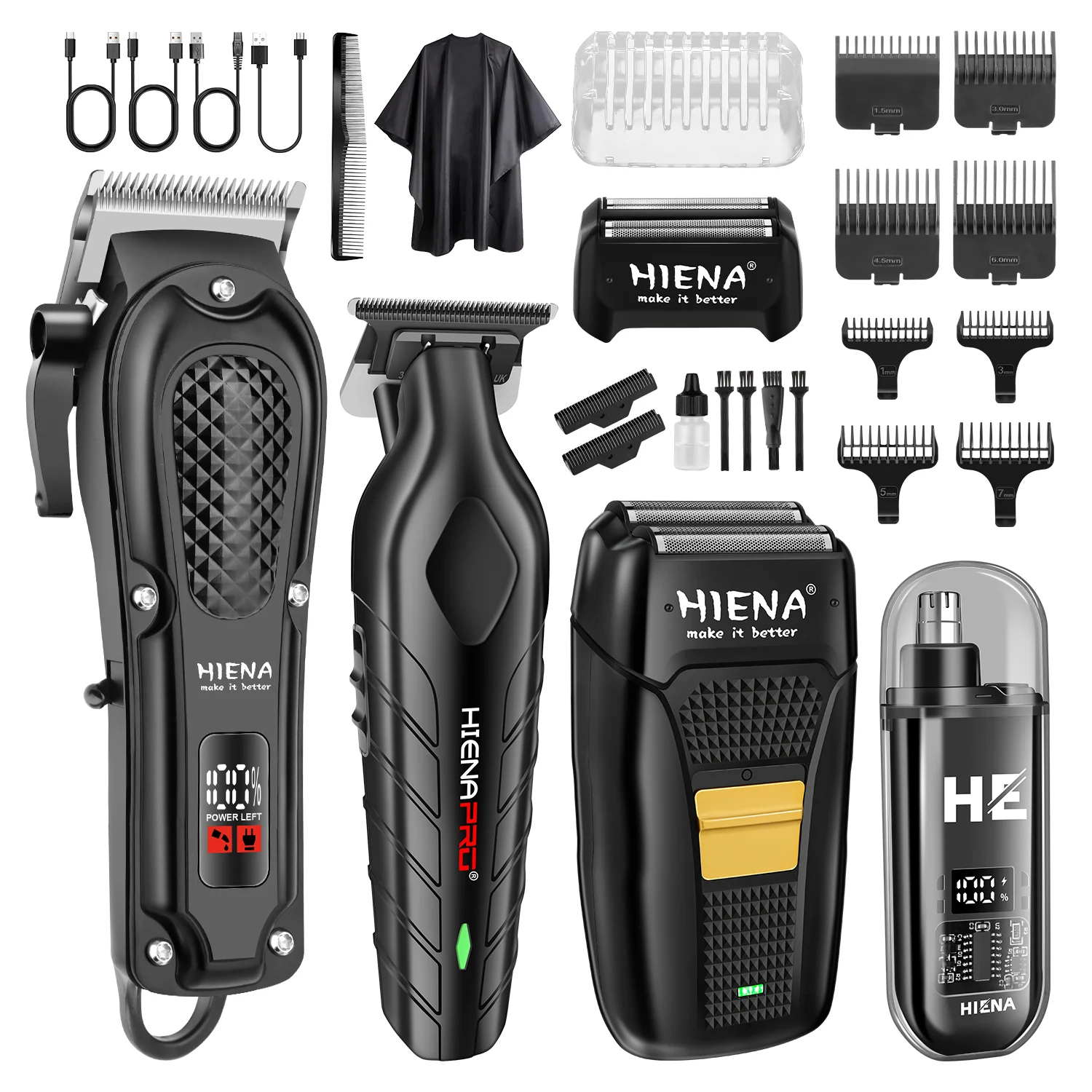 hiena Hair Clipper Professional Hair Cutting Machine Ad