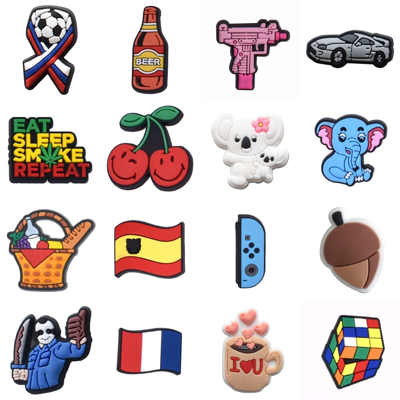 

Shoe Charms Packs Wholesale Bulk Boy Men Para Pins Women Charm Kids Girl Decorations for Crocs Gifts Shoes Accessories Set Jeans