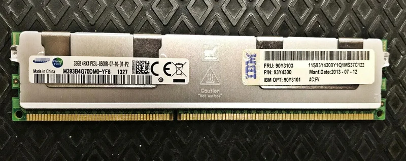

RAM X3850X5 90Y3101 90Y3103 32G 4RX4 PC3L-8500R server memory
