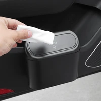car trash can badge interior accessories auto hanging garbage bin for dodge journey charger challenger caliber nitro ram dart