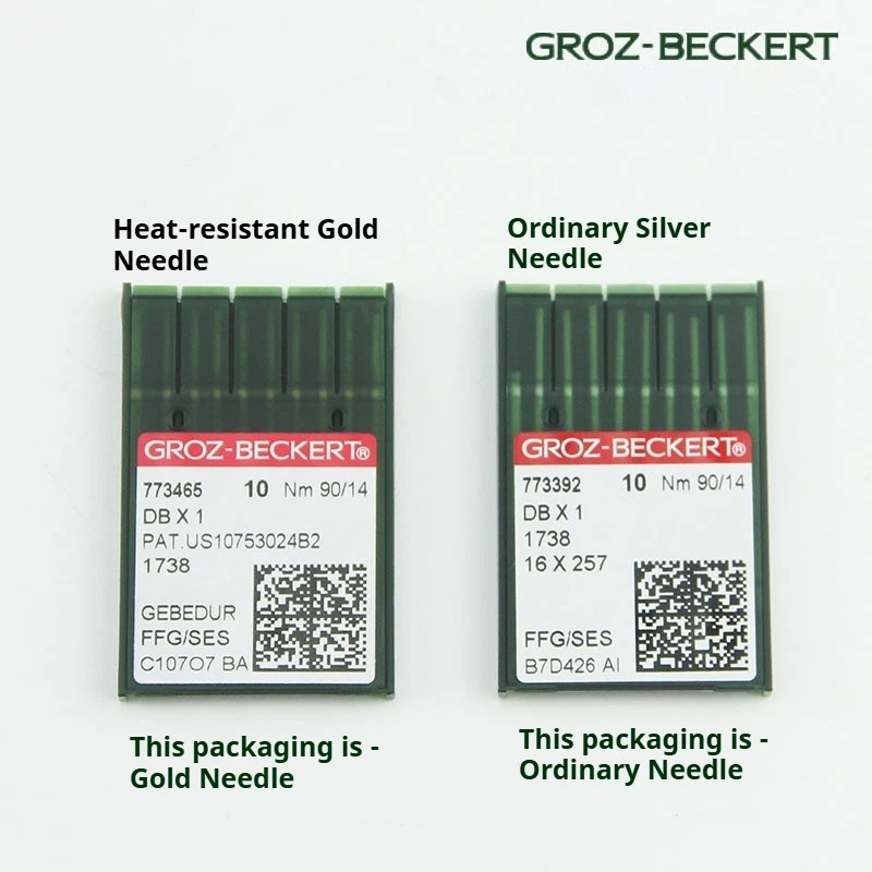 Фото DBX1 GEBEDUR термостойкие иглы для швейных машин Groz-Beckert для промышленных аксессуаров для стежков DB * 1 16x257 JUKI BROTHER №4