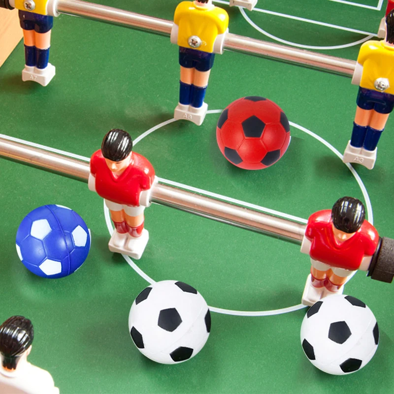 

6pcs 4mm Mini Table Soccer Playiing Replacements Entertainment Game Multiple Colors Football Men's And Children's Favorite Toys