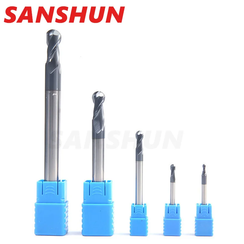 Фреза HRC50 фрезерование шарового конца покрытая сферическим фрезерным резаком