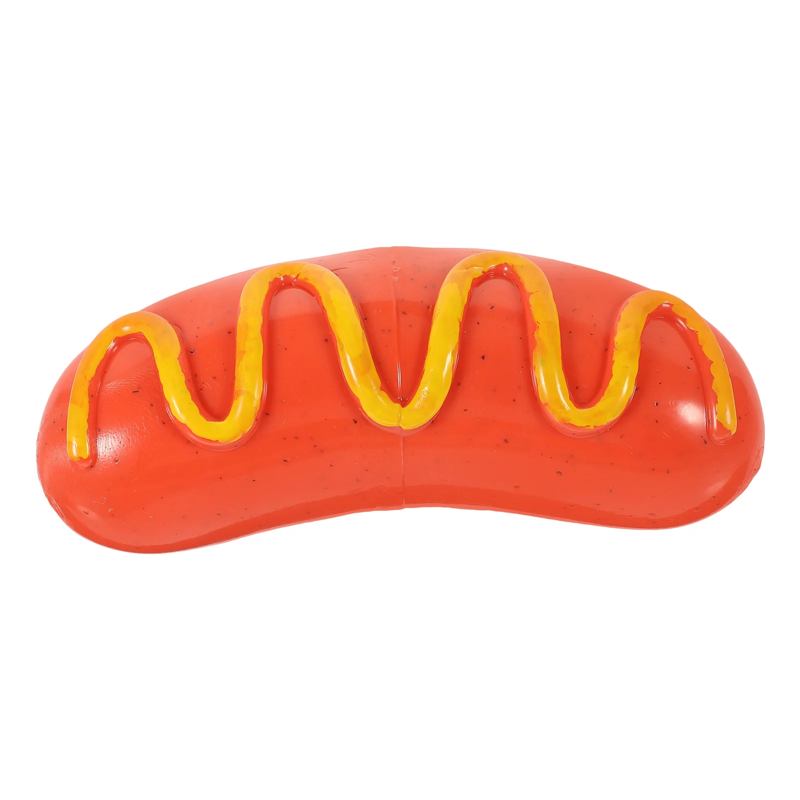 

Cute Dog Toy Dog Squeaky Toy Sausage Shaped Dog Chewing Toy Interactive Plaything