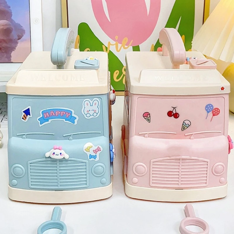 X6HD Детская копилка мультяшный автомобиль большая емкость PP восхитительный