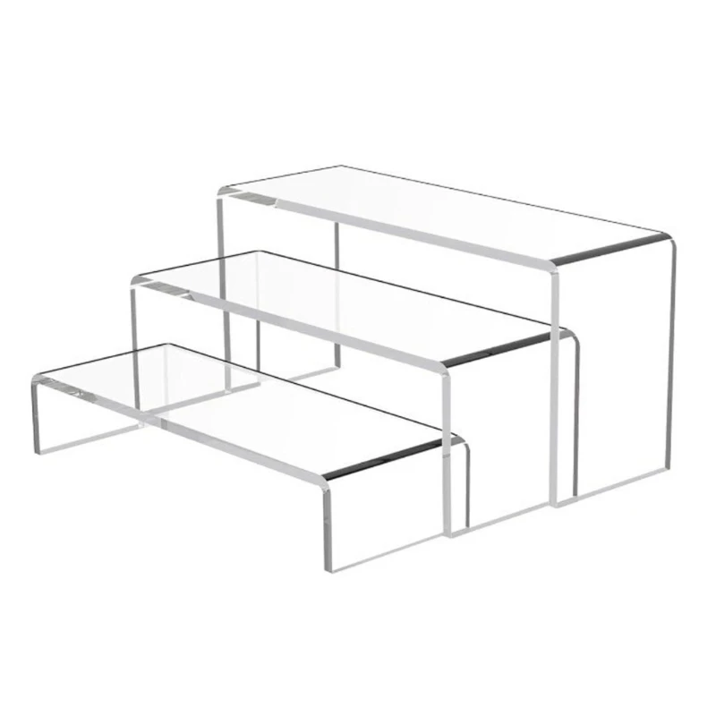 Y166 Акриловая подставка с подъемом со ступенькой Прозрачная стойка отлично