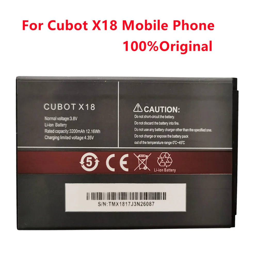 

3200mah For Cubot X18 Long Time Standy Battery High Quality Replacement Large Capacity Mobile Phone