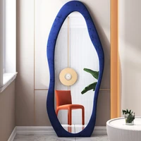 irregular shape large decorative mirror modern aesthetic floor mirrors full body length bedroom espejo home decor comfort