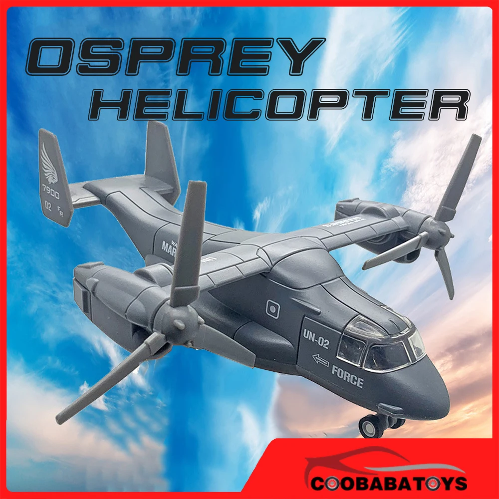 

Metal Airplane Model Diecast Toy Aircrafts Collection for Boy Children Kids Toys Hobbies Gift Osprey Transport Helicopter