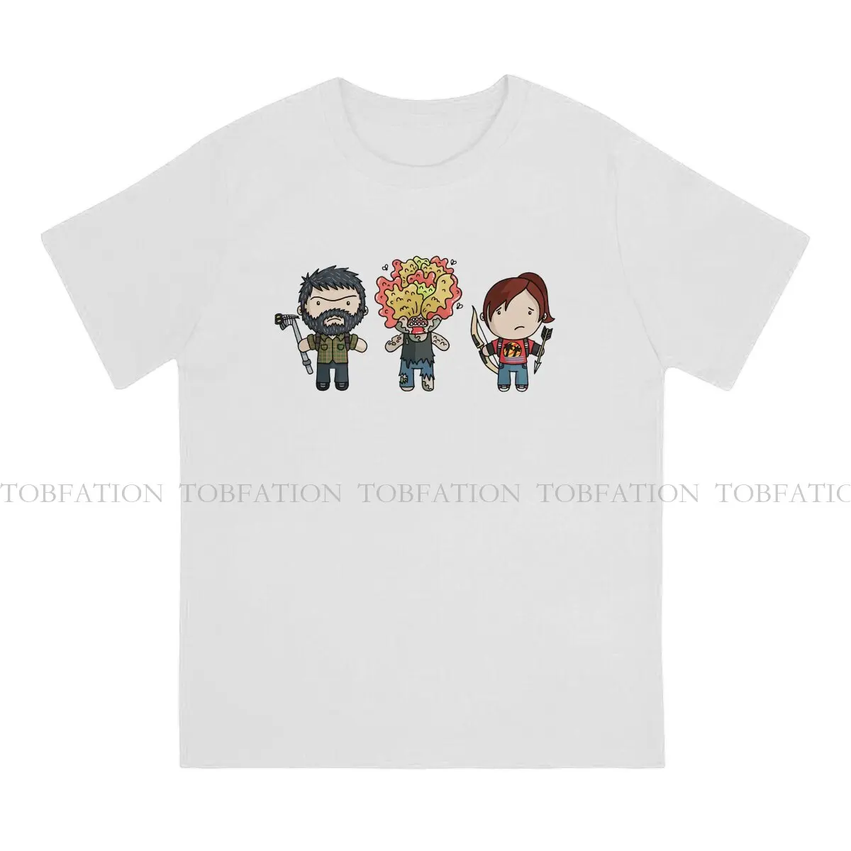 Оригинальные футболки The Last of Us Tv Series Мужская футболка с классическим мультяшным