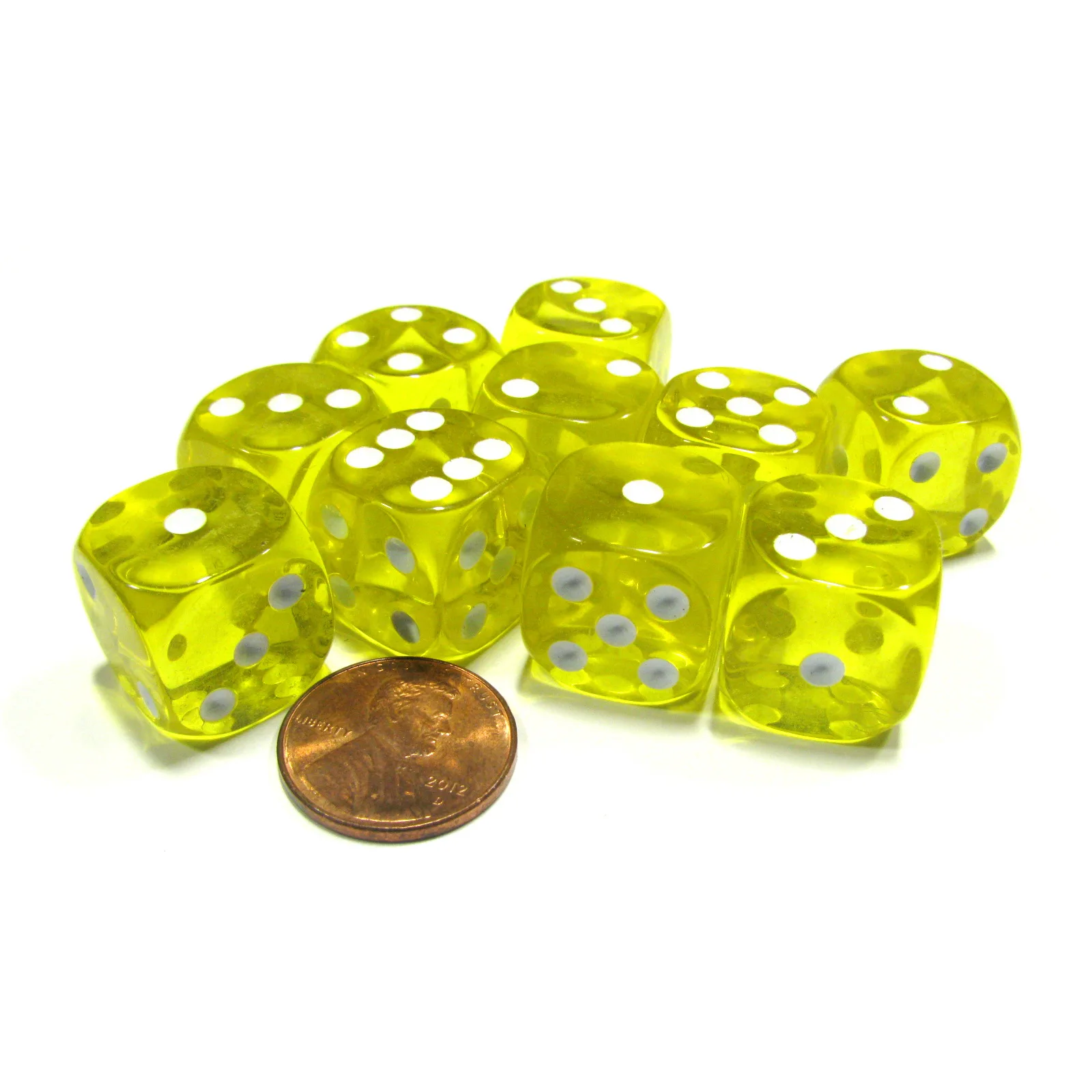 

10 шт./упаковка, акриловые кости, 16 мм