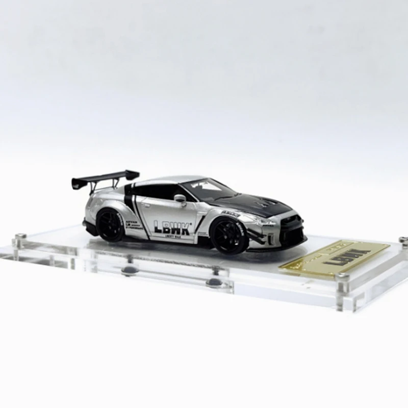 IG смола масштаб 1:64 GTR LBWK R35 модель автомобиля статическая коллекция украшенные