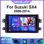 Автомагнитола 2 din на Android 10,0, мультимедийный видеоплеер для Suzuki SX4 SX 4 2006-2014 с GPS-навигацией, Авторадио 2 din для Carplay