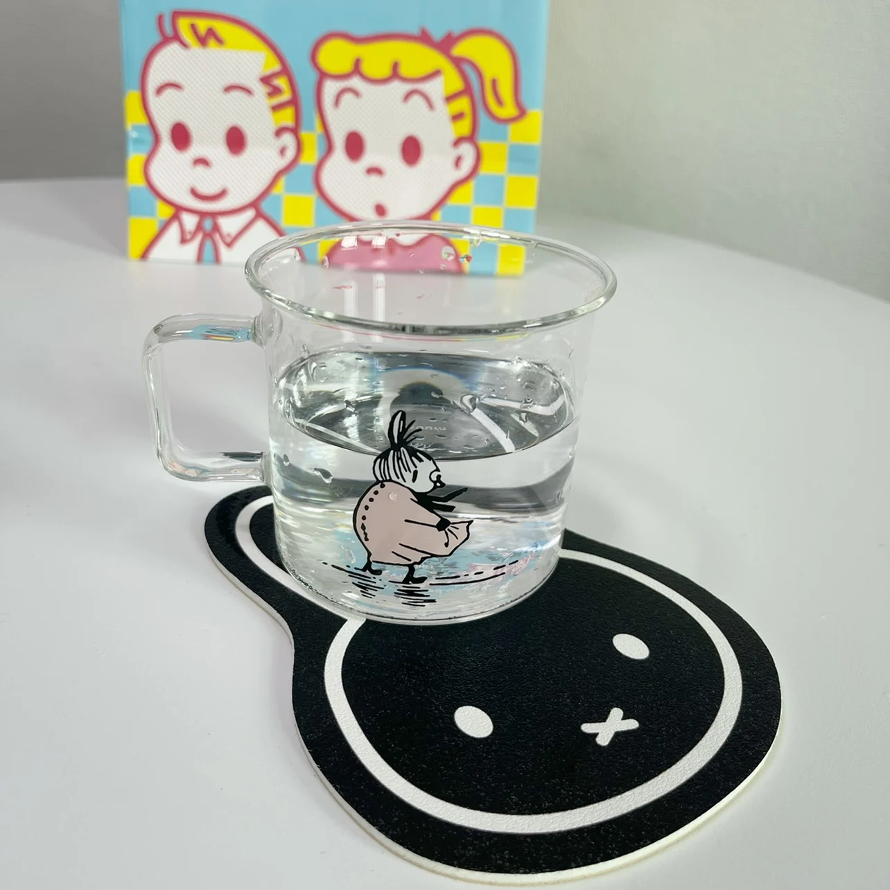 Kawaii Miffy милые подставки из диатомовой грязи впитывающие мультяшный дизайн