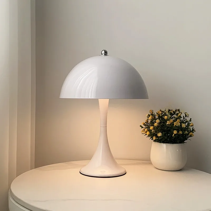 

Creative Mushroom Table Lamp Modern Minimalist Decoration Office Study Reading Bedroom Bedside Lamp Light Fixture