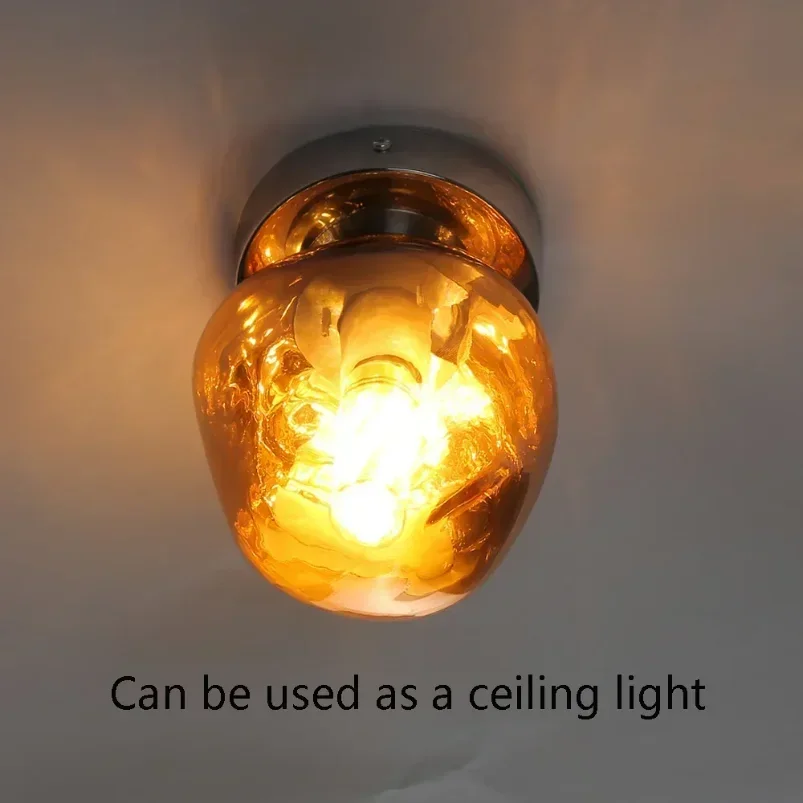 Настенный светильник из лавы стеклянный фон настенный декоративный