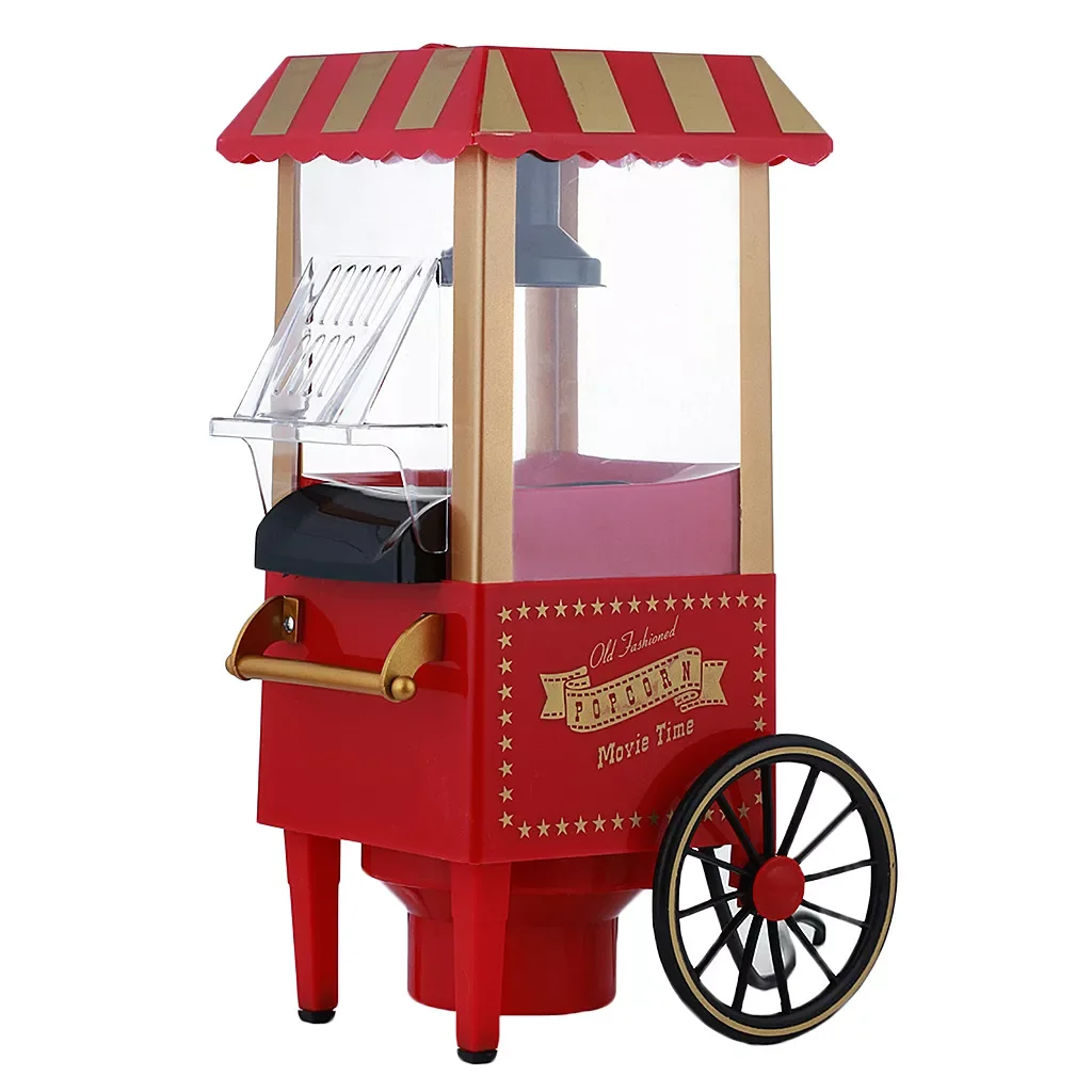 

Home Small Electric Carnival Popcorn Maker Retro Machine For Kids EU Plug