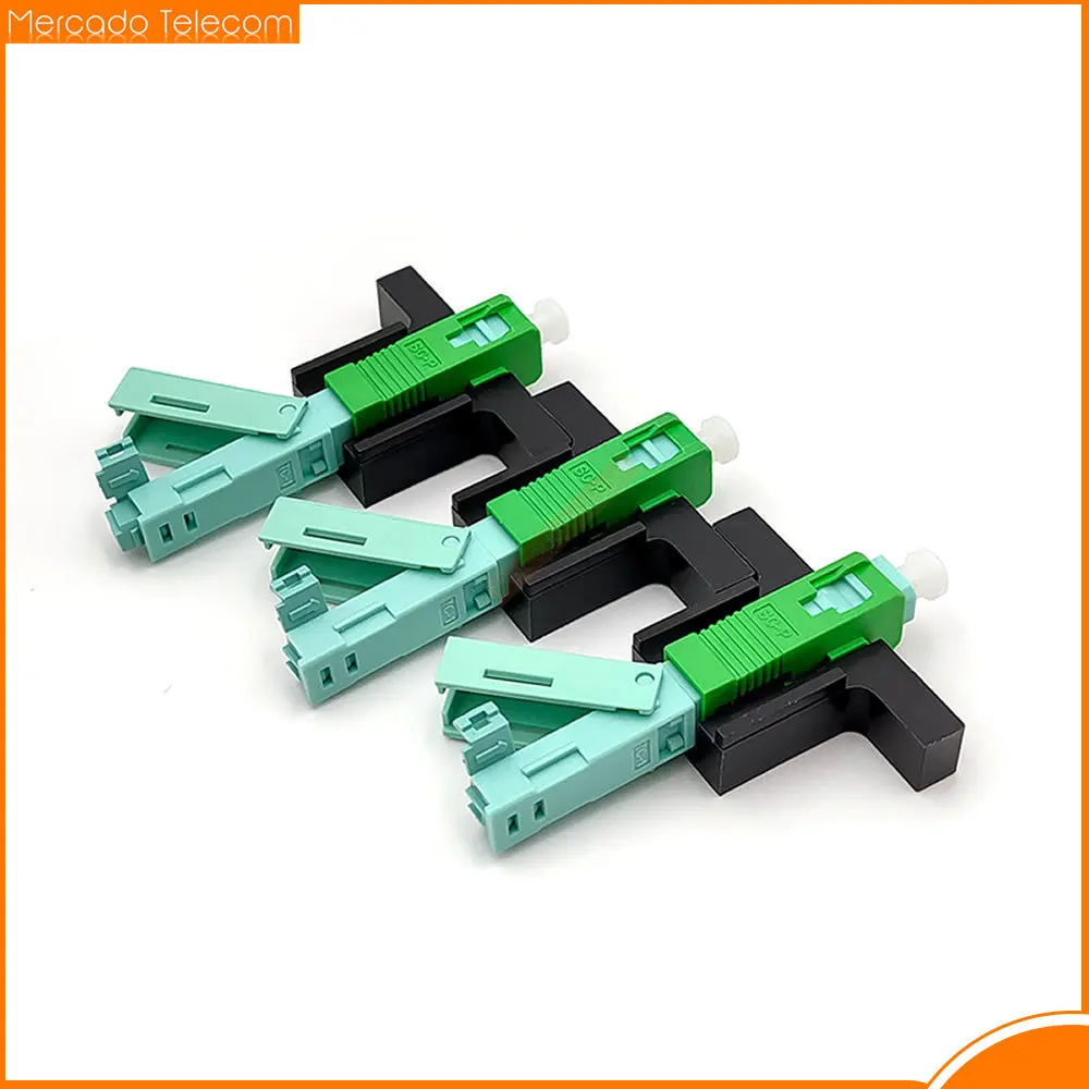 

Wholesales 53MM SC APC SM Single-Mode Optical Connector FTTH Tool Cold Connector Tool SC UPC Fiber Optic Fast Connnector