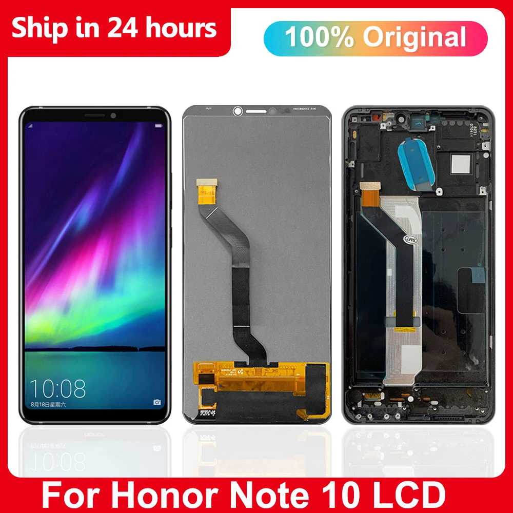 

6,95 "Оригинальный ЖК-дисплей для Honor Note10 дисплей сенсорный экран дигитайзер с рамкой в сборе Замена для Honor Note10 RVL-AL09 ЖК-дисплей